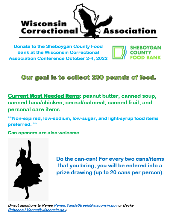 Sheboygan County Food Bank Flyer